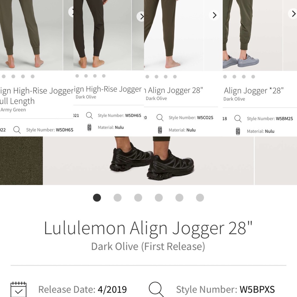 In Search of Size 8 Align Joggers - Picture 2 of 5